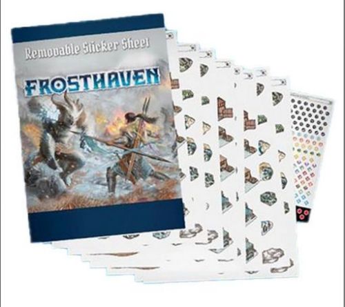 Frosthaven Board Game Removable Stickers